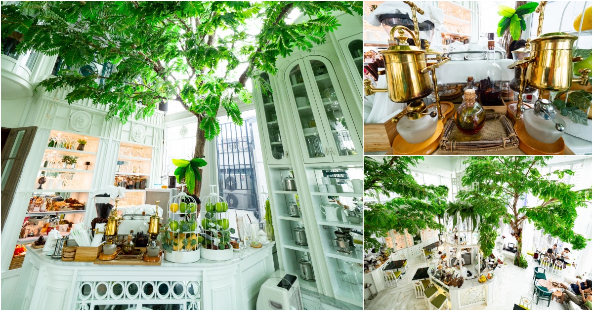 [曼谷食記] 充滿綠意且適合拍網美照的玻璃屋「Organika Café & Restaurant」(已停業)